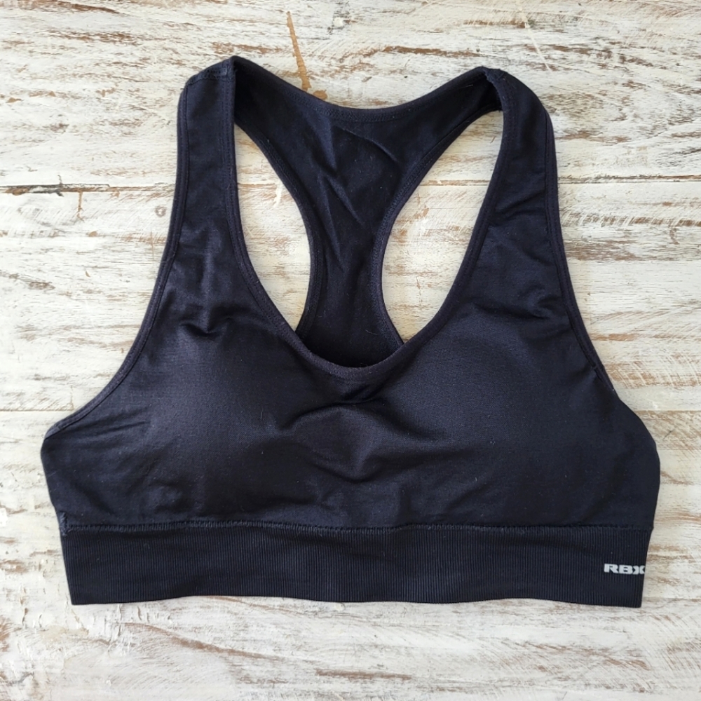 RBX Sports Bra Athletic Black Size Medium